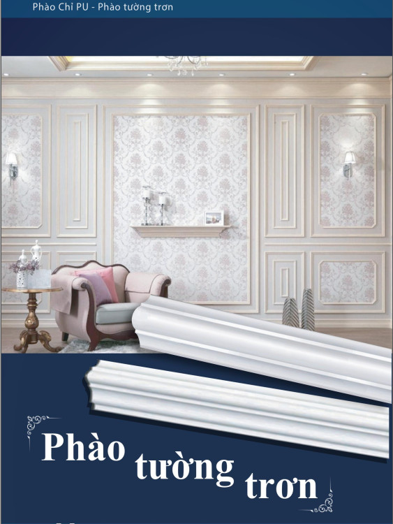 Phào Chỉ PU - Phào Tường Trơn Bình Dương 